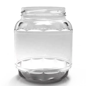 520ml Barrel Glass Jar with Twist-Off Lid