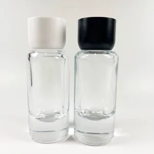 55ml New Design Best Selling Empty Refillable Perfume Glass Bottle with Pump Sprayer and Customized Box Packaging