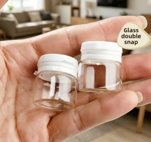5g 10g 15g 20g 30g Glass Cream Jar Empty Cosmetic Facial Container Custom Logo Printing Skincare Packaging