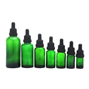 5ml 100ml Refillable Glass Dropper Bottles Travel Size Cosmetic Packaging for Serum Essential Oil Nail Polish Face Cream