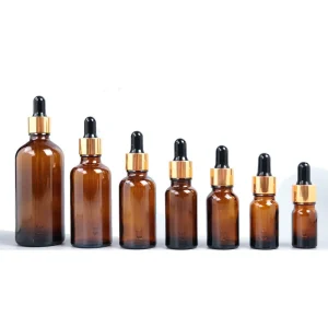 5ml 10ml 15ml 20ml 30ml 50ml 100ml Amber Glass Dropper Bottle cosmetic Packing Glass Serum Bottle cosmetic Bottles