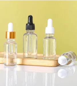 5ml 10ml 15ml 20ml 30ml 50ml 100ml Amber Glass Dropper Bottle with Gold Dropper for Essential Oil