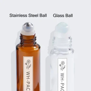 5ml 10ml 15ml 20ml 30ml 50ml 100ml Amber Glass Dropper Roller Bottle for Essential Oil and Serum