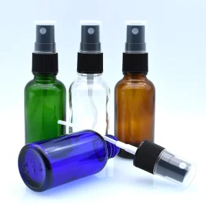 5ml 10ml 15ml 20ml 30ml 50ml 100ml Amber Green Clear Blue Body Mist Oil Glass Spray Bottle with Cap