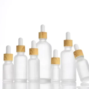 5ml 10ml 15ml 20ml 30ml 50ml 100ml Frosted Glass Dropper Bottle with Screw Cap
