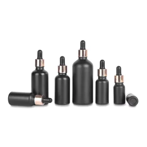 5ml 10ml 15ml 20ml 30ml 50ml 60ml 100ml Frosted Glass Dropper Bottle for Essential Oil in Amber Blue Clear Black Green