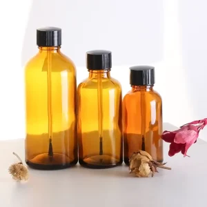 5ml 10ml 15ml 20ml 30ml 50ml Empty Brown Clear Glass Bottle Cosmetic Glass Bottle With Brush Makeup Skin Care Bottle