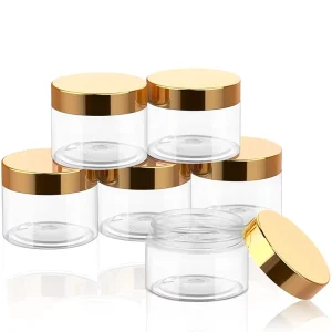 5ml 10ml 15ml 30ml 50ml 60ml 100ml Cosmetic Mini Frosted Clear White Black Glass Cream Jar Plastic Lids Skin Care Serum