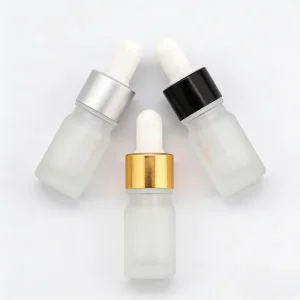 5ml 10ml Frosted Glass Serum Bottle for Skincare