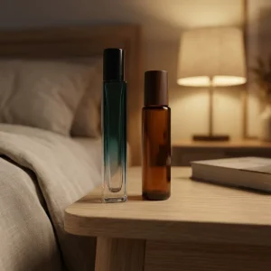 5ml 10ml Roll-On Essential Oil and Perfume Glass Bottle with Roller Ball