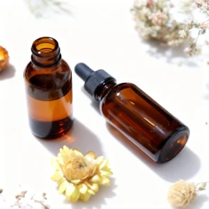 5ml 15ml 100ml Amber Glass Essential Oil Mist Spray Bottles with Pump Sealer