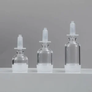 5ml 15ml Transparent Glass Dropper Bottle, Sterile Empty Ampoule Bottle for Cosmetic Serum, Peptide, and Medical Use