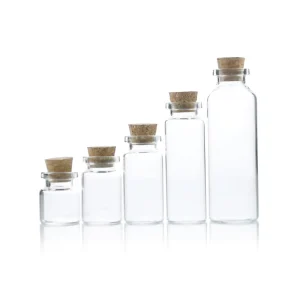 5ml 8ml 10ml 12ml 15ml 20ml Mini clear Glass Wishing Small Drift Bottle Vials with Cork Glass Tube Corked Jars Candy Bottle