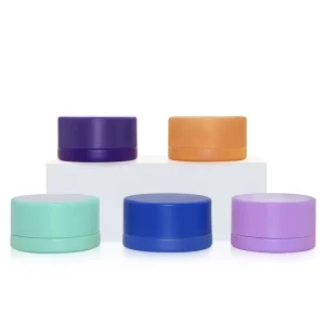 5ml 9ml Custom Color Glass Jar with Child Resistant Lid UV Protection for Wax Rosin Essential Oil