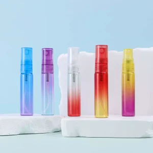 5ml Borosilicate Glass Spray Bottle for Skin Care Oil with Gold Head