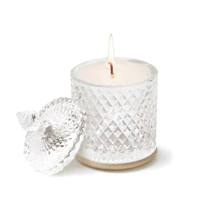 5oz 10oz 18oz Clear Glass Candle Jars with Lids, Empty Candy Jars for Home Decor & Scented Candles
