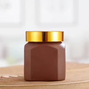 60g Black Empty Glass Jar for Incense and Arabic Bakhoor