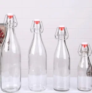 60ml 150ml 250ml 500ml 750ml 1000ml Swing Top Clear Glass Brewing Bottles