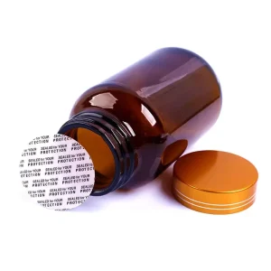 60ml 75ml 100ml Amber Medicine Capsule Pill Glass Bottle with Food Grade PP Screw Cap