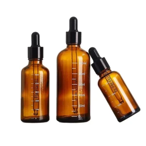 60ml Amber Glass Bottle with Dropper for Essential Oils
