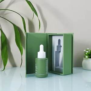 60ml Amber Glass Dropper Bottle for Cosmetic Essential Oil Skin Care Hair Oil Serum with Box