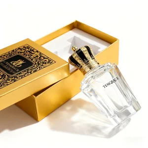 60ml Artistic Perfume Bottles High Quality Glass Bottles Crimp Neck Crown Cap Spray Bottle Custom Logo Printing Gift Box Package