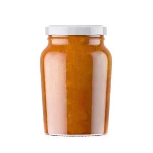 650ML Empty clear Glass Bottles for Hot Sauce with Tin Lid