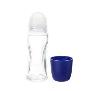 65ml Empty Glass Perfume Roll-On Bottle B2003 Screen Printed Factory Direct Sale