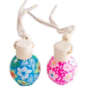 6ml Empty Hanging Diffuser Glass Air Freshener Eco Friendly Durable Modern Design Multi Color