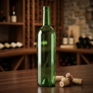700ml Antique Green Bordeaux Glass Wine Bottle