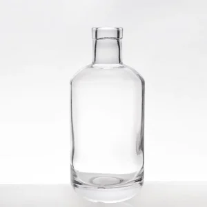 700ml White Whiskey Decanter Bottle 750ml Vodka Mineral Spirit Glass Liquor Bottle