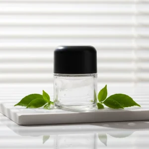 70ml 110ml Empty Clear Cream Glass Jar with Screw Cap
