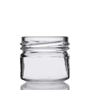 70ml Clear Glass Verrine Jar with Twist-Off Lid