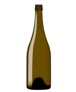 750ml Antique Green Glass Wine Bottle with Screw Finish