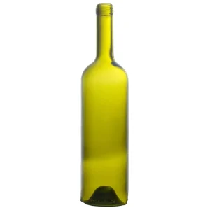 750ml Clear or Dark Green Burgundy Bordeaux Glass Wine Bottle