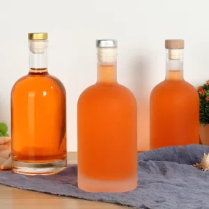 750ml Flint Glass Bottles for Vodka Whisky Rum