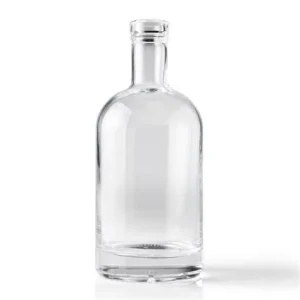 750ml Frosted Glass Liquor, Wine, and Vodka Bottle