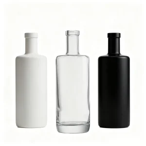 750ml Glass Whisky Rum Vodka Gin Liquor Bottle