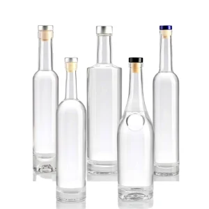 750ml Glass Wine Liquor Brandy Gin Rum Tequila Vodka Spirits Bottle with Lid
