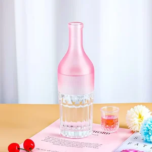 750ml Luxury Spirits Bottle with Unique Shape and Private Label Support