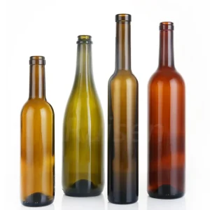 750ml Red Wine Glass Bottle with Recyclable Colored Packaging