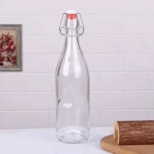 750ml Transparent or Brown Glass Beverage Bottle for Brandy, Wine and Juice