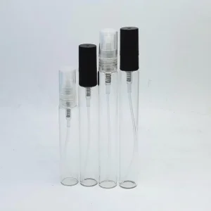 8 10 12ml Cosmetic Glass Spray Bottle with 12 410 Plastic Mist Sprayer