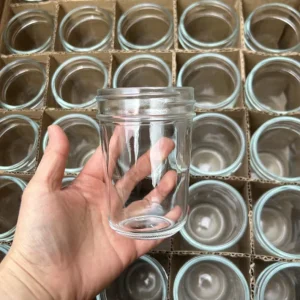 8 oz Smooth Regular Mouth Tapered Preserving Pantry Storage Canning Glass Half Pint Mason Jar 70 450 Finish for Jelly Jam Pickle