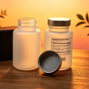 80ml 100ml 120ml 150ml Wide Mouth Pharmaceutical Amber Glass Bottles for Tablet and Pill