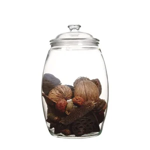 8L Airtight Vacuum-Seal Clear Glass Food Storage Container