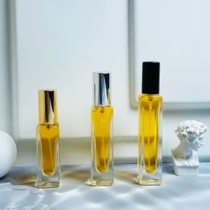 8ml 10ml Mini Transparent Pocaket Empty High Quality Luxury Refillable Spray Glass Perfume Bottle