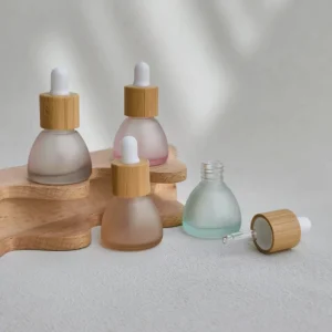 8ml Glass Dropper Bottle with Frosted Surface for Essential Oil, Travel Samples, and Skincare Liquids