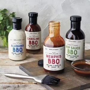 8oz 12oz 16oz Stout Glass Sauce Bottles with Flip-Top Caps, Food Grade