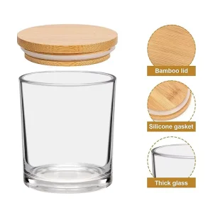 8oz 250ml Glass Jars Empty Glass Candle Jars Candle Containers Candle Vessels with Lid